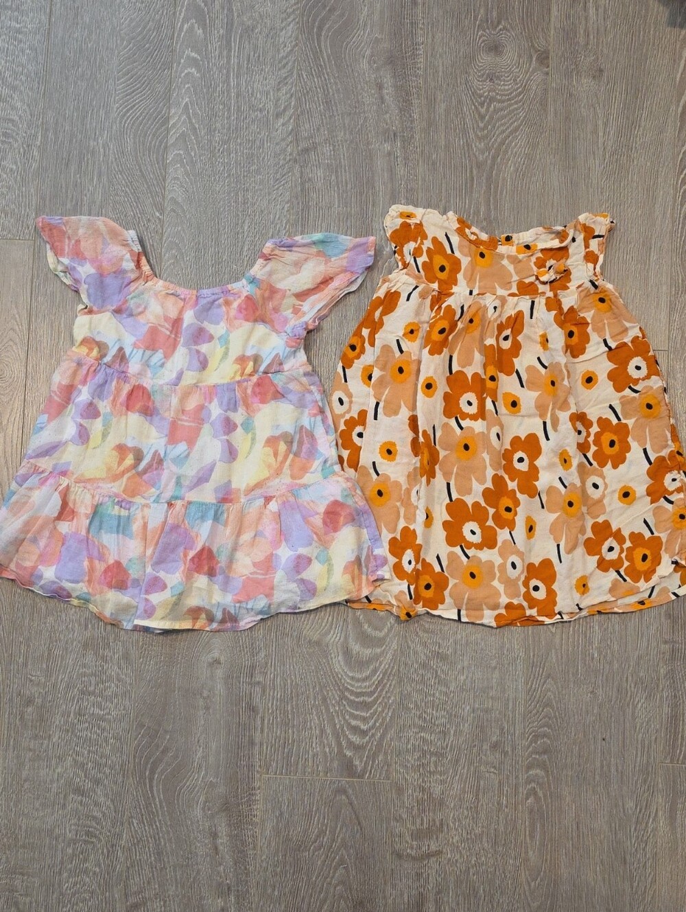 GAP Pastel Watercolor And Floral Dress